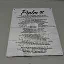 Timeless Psalm 29 Wall Art - Vintage Wooden Plaque Sign, Bible Verse Home Decor for Farmhouse, Church