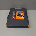 Dexas Duo Clipcase, Double Sided Clipboard Design, Portable Clipboards 13”x10” Gray/Orange, Combine Style and Functionality Office Supplies for Nursing, School, Work, Trades, Home Office