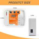 BSEED Surge Protector, Voltage Regulator, Wiring Heavy Duty Power Surge Protector Outlet for Refrigerator, TV, Computer and Home Appliance, Adjustable, LED Display Screen, 120V, 30A, 3600Watts, 1 Pack