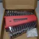 15-Piece Premium Angle Head Open End Wrench Set, Chrome Vanadium Steel, Mirror Chrome Finish | Include Metric Sizes 10, 11, 12, 13, 14, 15, 16, 17, 18, 19, 20, 21, 22, 23, 24mm with Storage Rack