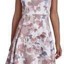 Calvin Klein Sleeveless Floral Fit and Flare, 10