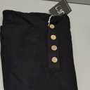 MEROKEETY Women's Open Front Lightweight Cardigan Long Sleeve Button Down Loose Outwear with Pockets (Medium, Black)