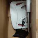 Primy Drafting Chair Tall Office Chair with Flip-up Armrests Executive Ergonomic Computer Standing Desk Chair with Lumbar Support and Adjustable Footrest Ring (Pink) (934-Z)