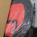 PU Leather Car Seat Covers Full Set, Airbag Compatible Automotive Seat Protectors, Waterproof & Non-Slip Universal Fit for Sedan SUV Truck (5-Piece,Red)