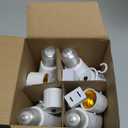 4 Pack Rechargeable Emergency Light Bulbs, Battery Powered LED Light Bulb 6000K Daylight E26 120 Volt 9W 60W Equivalent with 1200mAh for Home Power Outage Camping Hurricane