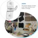 PRETYZOOM 10 Pcs Metal Pegboard Hooks 2.36In Wall Storage Hooks for Pegboard Tool Holders Organizer Garage Workshop Office Display