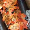FastDeng 7Ft 170 LED Fall Prelit Maple Tree Thanksgiving Decor, Dimmable Timing 8 Flashing Modes Autumn Artificial Tree with 17 Acorns 340 Leaves for Home Indoor Outdoor Harvest Halloween Decorations