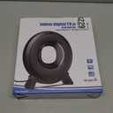 TV Antenna Indoor for Local Channels, 2025 Long Range Antenna for Smart TV 360 Reception,Digital TV Antenna for All Smart/Old TVs, Supports 4K 1080P HD VHF UHF