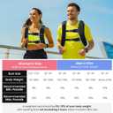 Fragraim Weighted Vest for Women Men - 8lb/10lb/12lb/16lb/22lb/25lb/30lb Weight Vest with Reflective Stripe, Detachable Phone Pouch, Ideal for Walking, Strength Training, Running, Workout, Cardio (Black)