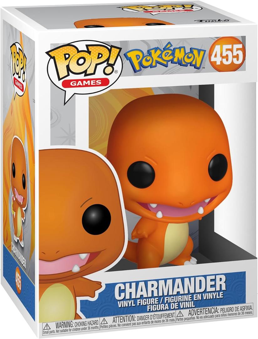 Funko Pop Games: Pokemon - Charmander Salameche Glumanda - Collectable Vinyl Figure - Gift Idea - Official Merchandise - Toys for Kids & Adults - Video Games Fans - Model Figure for Collectors