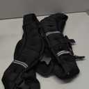 Zikopomi Weighted Vest Woman Man, 6lb/8lb/12lb/16lb/20lb/25lb/30lb Weight Vest with Reflective Stripes for Workout, Strength Training, Running, Fitness, Muscle Building, Weight Loss, Rucking Vest (Black)