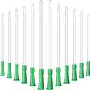 Nuanchu PVC Replacement Tubings Supplies Tubes Kit Clear Replacements Hose with Flexible Rounded End for Smooth Insert(16 FR,120 Pieces)