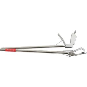 Crab Tongs, Stainless Steel Slotted Tip Design Multifunction Fishing Scissor Tongs for Fishing