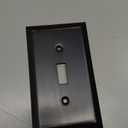 Amerelle 163TDB Century Wallplate, 1 Toggle, Aged Bronze