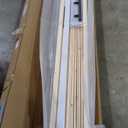 SMARTSTANDARD 36in x 84in Sliding Barn Door with 6.6ft Barn Door Hardware Kit Included, Unfinished Solid Spruce Wood Door, Assembly Required, DIY, Stainable, Natural