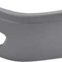 HECASA Front Bumper End Cap Compatible with 2008-2017 Freightliner Cascadia Bumper Cover End Corner Extension W/Fog Light Holes Gray - Driver Side