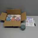 NETANY 6 Pack 4 oz Glass Baby jars with Airtight Lids, Glass Baby Food Storage Containers,Overnight Oats Containers with Lids | Microwave, Dishwasher & Freezer Safe | Includes 10 Labels