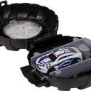 Tire Launch Race Car, Hinged Case with Mini Vehicle, Color Box Packaging - 1 Count
