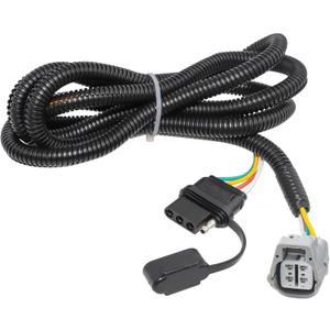 MECMO 4 Way Trailer Wiring Harness 56083 for 2020-2024 Toyota Highlander, for Lexus RX350 & RX450h (2010-2023), Lexus RX350L (2018-2022), 4 Pin Flat Tow Hitch Wire (Factory Tow Package Requires)