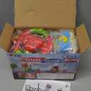 lalalark JOVA 2 Pack Remote Control Car for Toddlers, RC Cars with Cartoon Figure, Kids Toy Bumper Cars with LED Lights and Sounds, Light Up Car with Music, Christmas Birthday Gift for Boys Girls