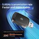 Wireless Carplay Adapter for iPhone New Intelligent Upgrade, Easy to Upgrade Wired CarPlay to Wireless, Instant Connection, Super Mini Car Playback Adapter for Cars with Built-in CarPlay