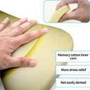 1 PackSeat Cushion for Tesla Model Y 3 S X Strong Support Hip Pain Relief for Driving Fits Most Car Seat Office Chair Home Use Washable Easy, White