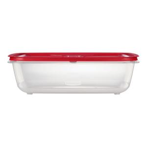 Rubbermaid Easy Store Rectangle Food Storage Container Red