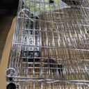 BestOffice | 6-Tier Wire Storage Shelves with Wheels | 18x48x82 | Chrome | Adjustable Racks | Heavy-Duty Metal Shelf, Holds Upto 510 lbs | No-Tool Assembly | Ideal for Home & Garage Shelving