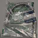 Eastman 12 Inch Flexible Toilet Connector, 7/8 Inch Ballcock x 3/8 Inch Compression, Stainless Steel Braided Hose, 48088