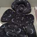 Generic Infant Car Seat Insert Compatible with Mamaroo Swing & Graco Swing and Infant Car Seat, Newborn Insert Baby Head Body Support, Reversible Design, Breathable Soft Fabric, 1Pcs - Dot, Black