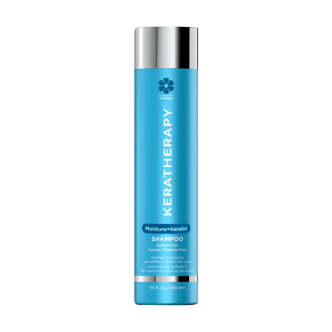 Keratherapy Keratin Infused Moisture Shampoo, 10.1 fl. oz., 300 ml - Anti Frizz Moisture Shampoo for Oily Scalp and Dry Ends - Kerabond Technology, Aloe Vera, & Willow Bark