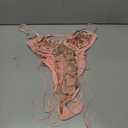 Lilosy Women Sexy Lace Up Floral Embroidered Teddy Lingerie Bodysuit Top Mesh Sheer One Piece, Medium