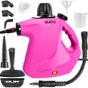 Kiato Handheld Steam Cleaner, 10 in 1 Handheld Steamer for Cleaning, Upholstery Steam Cleaner for Surface Cleaning Home, Sofa, Car, Office (Purple)