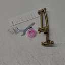 13-Inch Shower Head Arm, Gold, Stainless Steel, Adjustable, Locking Nut