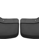Husky Liners Custom Mud Guards | Fits 2019-2026 Chevrolet Silverado 1500 (Excludes ZR2, LT Trail Boss, Custom Trail Boss) | Rear Set, 2-Pc Black - 59261