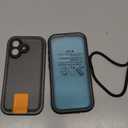 SPORTLINK for iPhone 17 Pro Case - IP68 Waterproof Military Protective Full Body Heavy Duty Shockproof 360 Sealed Dustproof with Camera Screen Protector Phone Cover for iPhone 17 Pro 6.3" Black