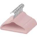 50 pink velvet baby hangers