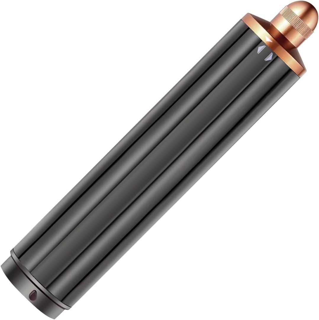 40mm/1.6" Hair Long Barrel Attachment for Dyson Airwrap HS01/05/08, Adjustable Bidirectional Auto-Wrap Curling, for Bouncy Curls or Waves, Gold