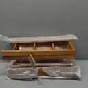 Wooden Cupcake Stand, 3 Tier Cupcake Display Stand for Dessert Display, Dessert Stands with Serving Tray and Foldable Stand for Party, Birthday, Wedding, Events, Baby Shower (Brown)