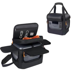 Portable Carrying Bag Compatible with BLUETTI Elite 100 V2/AC70/AC70P& Jackery Explorer 1000 V2Power Station Storage Case for Accessories & Solar GeneratorAdjustable Shoulder StrapOnly Bag