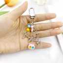 2 x Cute Keychains Aesthetic Y2K Star Strawberry Keychains Charms for Women Purse Bag