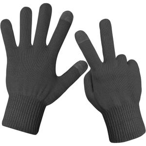 Evridwear Eczema Gloves Kids Cotton Moisturizing Gloves for Dry Hands, Eczema, SPA, Overnight Lotion, 2 Pairs with Touchscreen Fingers (Black)