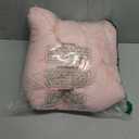 PINNKKU 3-Piece Crib Bedding Set for Boy Girls, Includes Skirt, Blanket and Sheet, Baby Bedding, Pintuck Pinch Pleat Pink