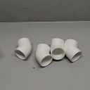 4Pack 2" 45 Degree PVC Elbow Pipe Fitting Connector (Socket x Socket) Furniture Build Grade SCH40 2 Inch 45 Degree Elbow PVC Corner Adapter for Home Sewer Plumbing Water Line