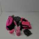Car Cleaning Kit, Car Vacuum Detailing Kit Interior with High Power Handheld Vacuum, Including 7Pcs Detailing Brush Set, Windshield Cleaner, Pink Car Accessories for Women