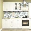 3 x Erfoni Green Leaf Peel and Stick Wallpaper Floral Contact Paper 17.7inch x 118.1inch Vintage Flower Tropical Self Adhesive Removable Wall Paper Bathroom Kitchen Cabinets