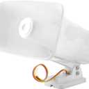 Horn Alarm, 150 dB DC 12V Dual Tone Wired Horn Siren Burglar Alarm System Warning Althorn for Home Security System, 20 x 12.5 x 23 cm