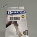Truform Sheer Compression Stockings, 15-20 mmHg, Women's Knee High Length, Open Toe, 20 Denier, Medium