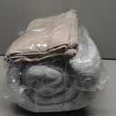 Blissful Diary Vegan Leather Baby Play Mat, 50x50 Thicken Foam Cushioned & Waterproof Playpen Mat for Infants and Toddlers, Stylish and Just Wipe-Clean Playmat for Baby Play on Floor, Taupe