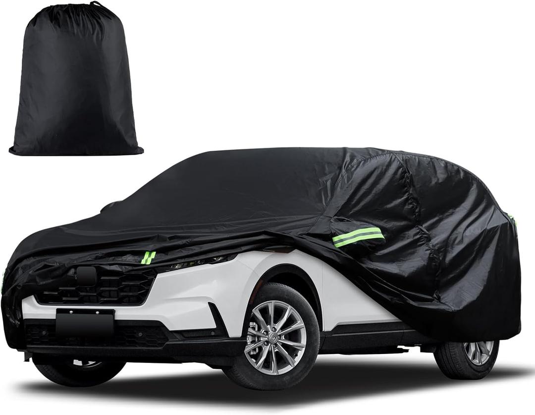 Car Cover Custom Fit for Honda CRV 1997-2026, Toyota RAV4 2006-2026, Waterproof All Weather for Automobiles Full Exterior Cover Rain Sun Snow Protector with Door Zipper